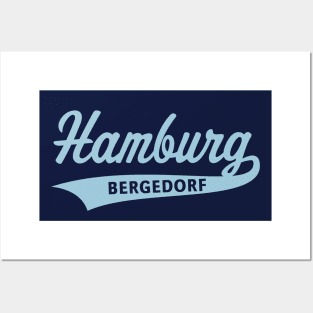 Hamburg Bergedorf (Bergedorfer / Bergedorferin / Skyblue) Posters and Art